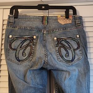 COOGI Australia embroidered colorful Women's Jeans